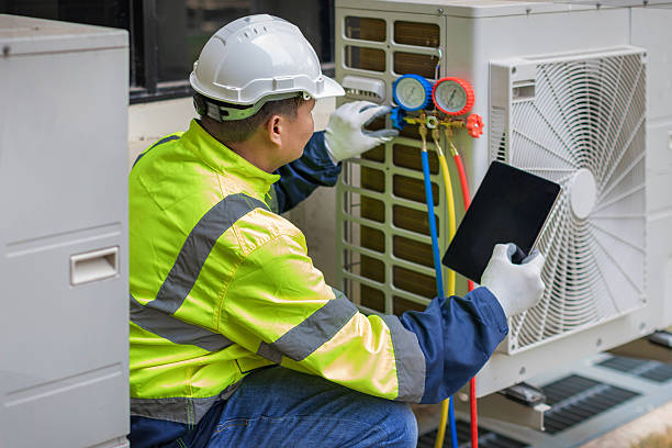 Professional Ductwork Repair technician working in Indianola, WA